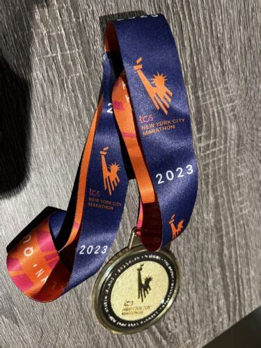 2023 Nyc New York Marathon Medal Abbott World Marathon Major New Ebay