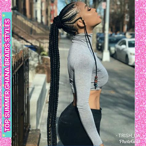 It involves the intertwining or weaving, twisting and locking of two or more strands of the hair. TOP 2018 SUMMER GHANA BRAIDS