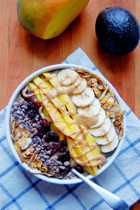 Mighty Mango Acai Bowl Healthy Breakfast Or Snack Recipe