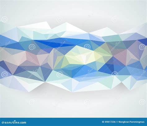 Abstract Background With Light Colour Polygonal Design Stock Vector