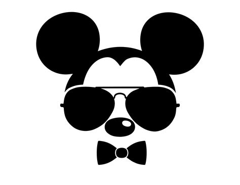 Mickey Sunglasses Svg 8 For 1 Disney Svg Mickey Mouse Head Etsy Images