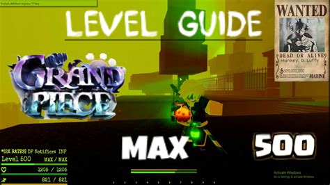 Gpo Max Level Guide The Best And Fastest Way To Get Max Level In