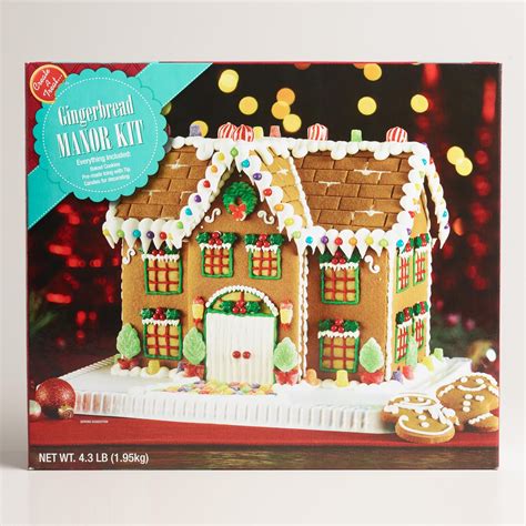 Manor Gingerbread House Kit | Gingerbread house kits, Christmas