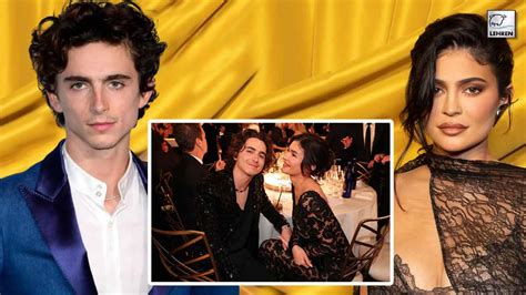 Golden Globe 2024 Timothee Chalamet And Kylie Jenners Candid Kiss