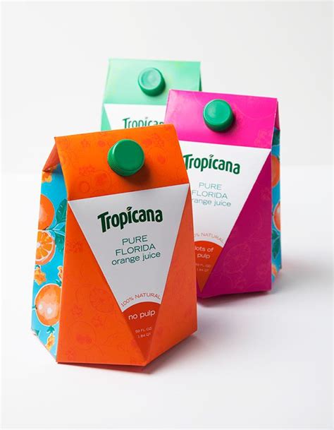 Three Different Colored Juice Bags On A White Surface