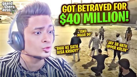 40 Million Dollar Ka Dhoka Hogya 🤬 Gta 5 Gameplay Mrjayplays Youtube