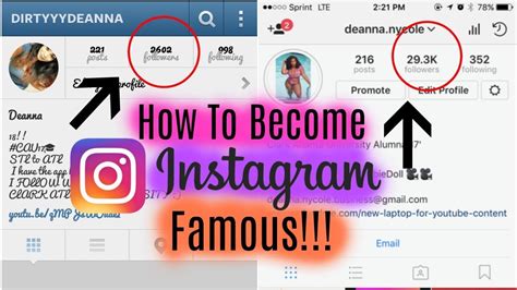 How To Become Instagram Famous 6 Tips To Gain A Following Youtube