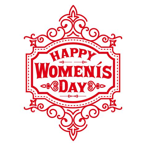 Happy Women Days Vector Art Png Happy Womens Day Vintage Ornament