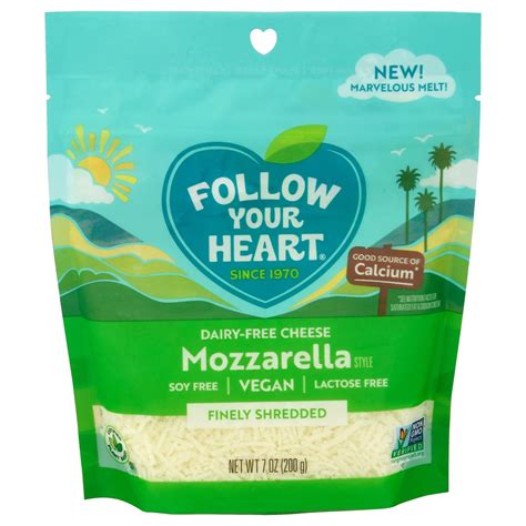 Follow Your Heart Dairy Free Mozzarella Style Finely Shredded Cheese Shop Cheese At H E B