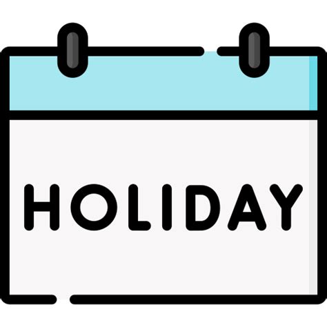 Holiday Free Time And Date Icons