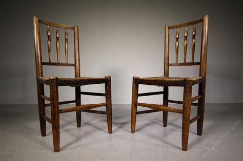 Set Of Six Antique Yorkshire Dales Dining Chairs ...