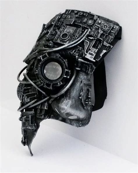 Cyberpunk Techno Bionic Eye Phantom Mascarade Mask Large Etsy