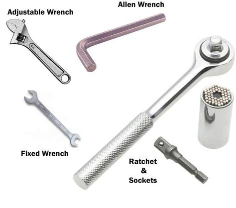 Types Of Wrenches Mechanics Tool Set Wrenches Tool Design