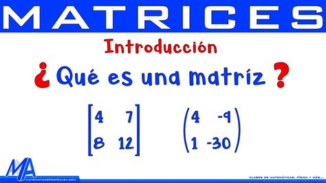 Cuales Son Los Elementos De Una Matriz Matematica Conocimientos Generales