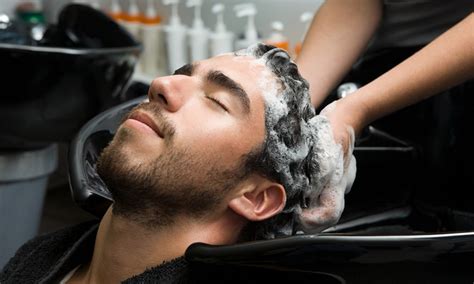 Mens Haircut And Scalp Massage Hans Hair Studio Wellesley St