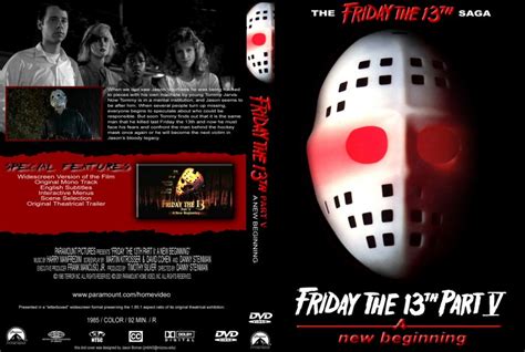 Friday The 13th Part V A New Beginning Movie Dvd Custom Covers