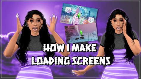 How I Make Loading Screens😱 The Sims 4 Youtube
