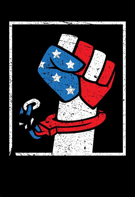 Freedom Fist Usa American Flag Politics Digital Art By Jacob Zelazny
