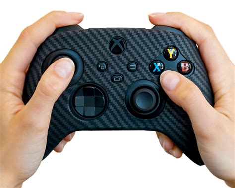 Black Carbon Fiber Proflex Xbox Series Xs Silicone Controller Case