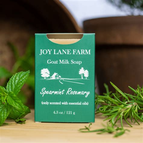 100 Natural Goat Milk Soap Spearmint Rosemary Joy Lane Farm