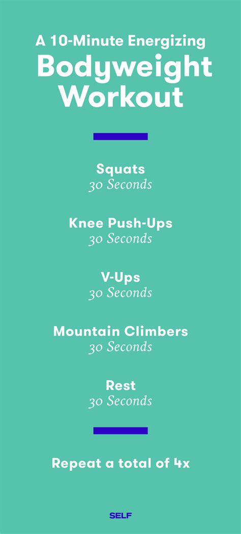 10 Minute Hiit Workout With Weights