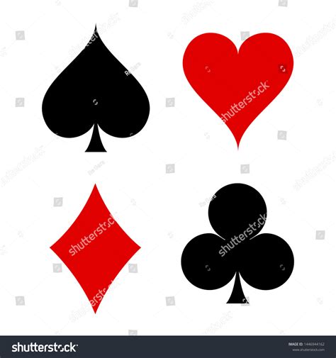 Playing Card Symbol Icon Vector Design Stock Vector Royalty Free