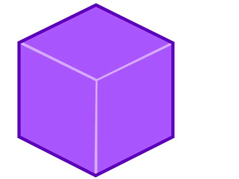 Purple 3d Cube Clip Art At Vector Clip Art Online Royalty