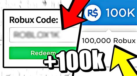 New Promo Code Gives You Free Robux In Roblox 100 000 Robux Oct 2019