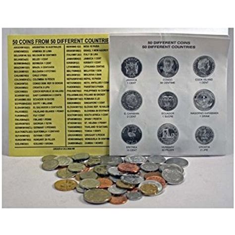 50 Different Uncirculated Coins From 50 Different Countriesmintworld