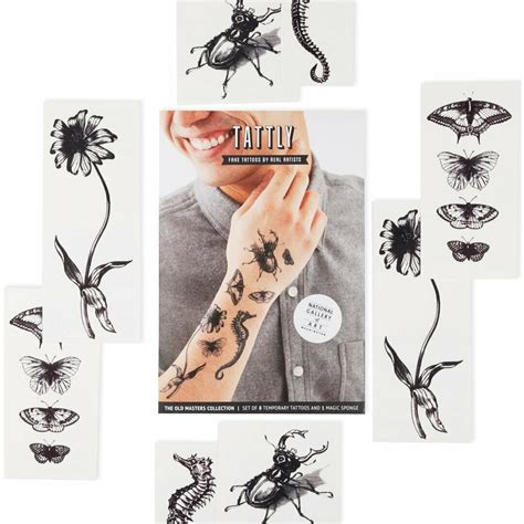 Tattly Natural Curiosities Tattoo Set 5062 03 Store The Plant Foundry
