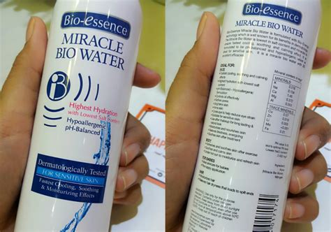 Perfect untuk mengangkat sel kulit mati dan komedo secara lembut dan dapat digunakan juga untuk kulit sensitif. Review | Bio-Essence Miracle Bio Water by noppayy ⌣̈ ...
