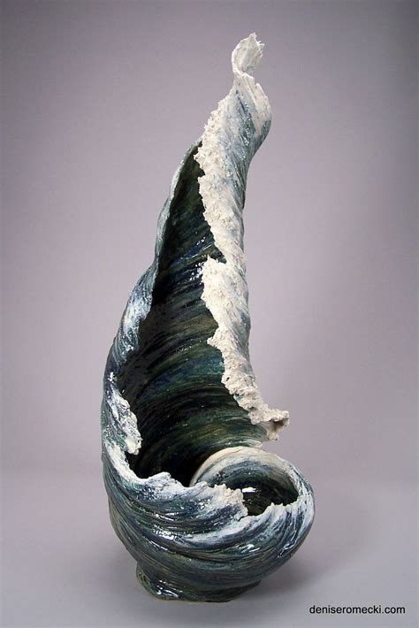 Waves Denise Romecki Ceramic Sculpture