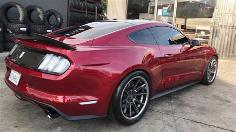 Ford Mustang Gt S550 Ruby Red Ferrada Cm2 Wheel Front