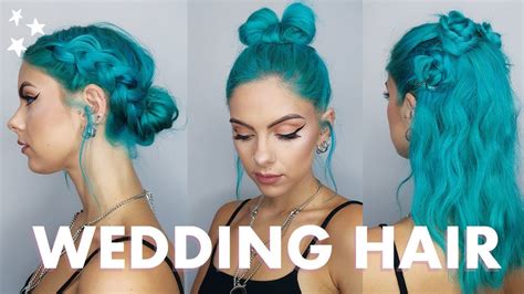 3 Alternative Wedding Hairstyles With Feel Unique Ad Youtube