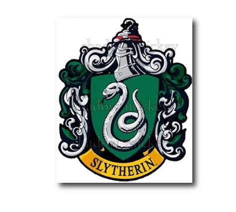 Items Similar To Crest Slytherin Harry Potter Printable Iron Digital