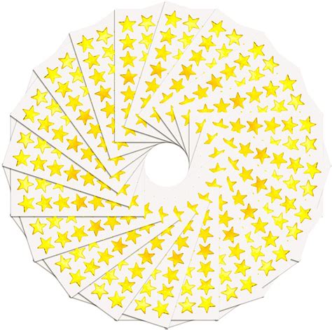 Wxj13 15 Cm Gold Star Stickers Labels 3500 Count 100