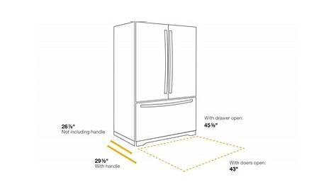 Refrigerator Sizes: The Guide to Measuring for Fit | Whirlpool