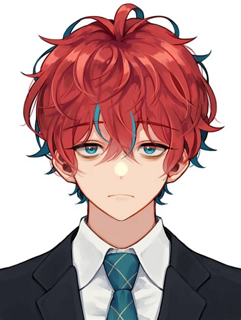 The wavy hair curls wildly to forms its own unique style without the use of any gel. Pin by YEET on drawing ideas | Anime boy hair, Anime ...