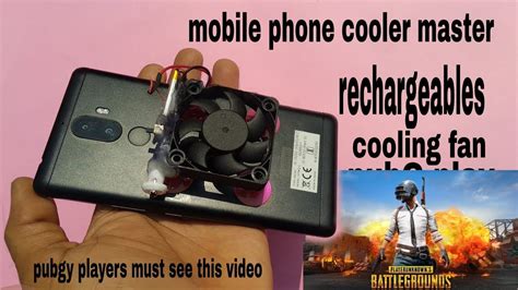 How To Make Mobile Cooler Mastermobile Phone Cooling Fan Chargeable