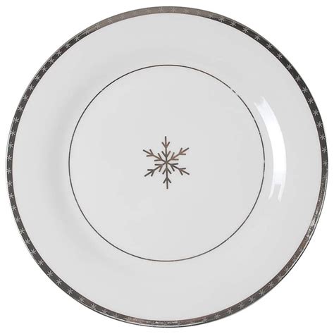 Arctic Solstice Snowflake Dinner Plate By Target In 2021 Dinner