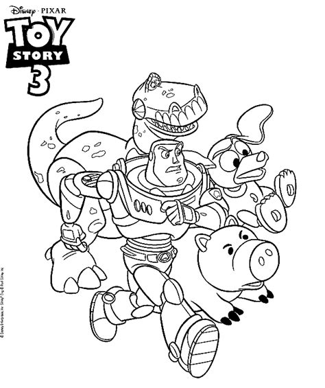 Films kleurplaten Toy Story 3