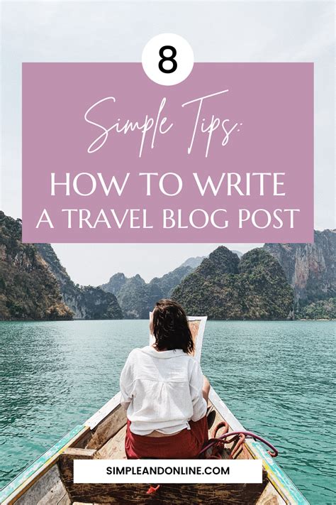 8 Simple Tips How To Write A Travel Blog Post With Examples Simple