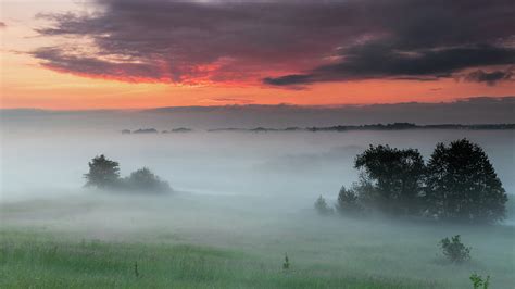 Foggy Dawn Photograph By Kazimierz Cianciara Fine Art America