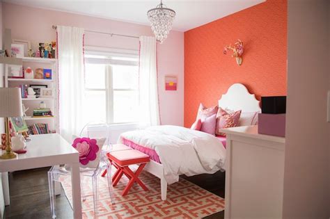 16 ideas with photos + inspiration for any room. Accent Wall in Kids Room - Contemporary - Girl's Room ...