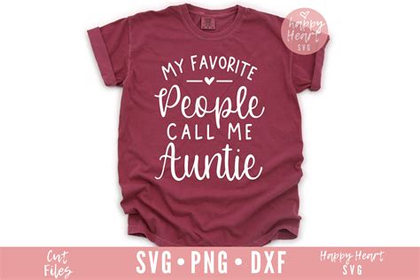 My Favorite People Call Me Auntie Svg Auntie Svg Blessed Etsy Uk