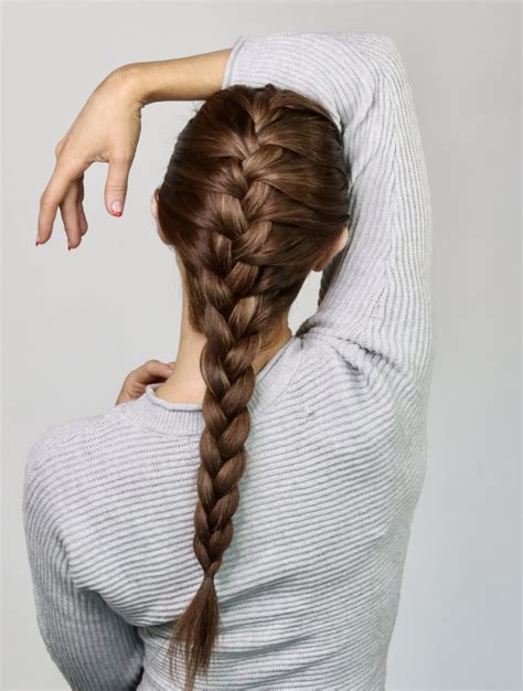 How To French Braid Your Hair Step By Step Tutorial Popsugar Beauty Uk