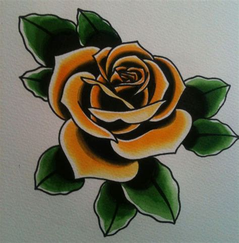 Flower tattoos rose tattoos traditional tattoos. Traditional Rose Tattoo Drawing at GetDrawings | Free download