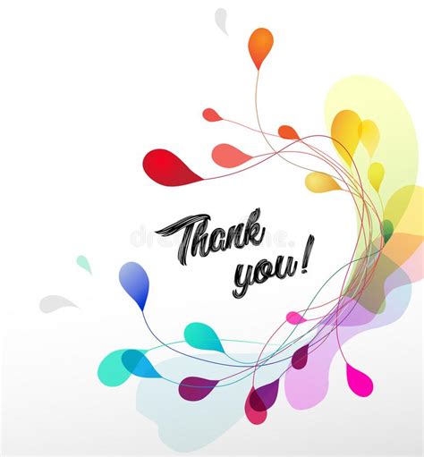 Thank you with flowers background. Abstract Colored Flower Background With Thank You Text ...