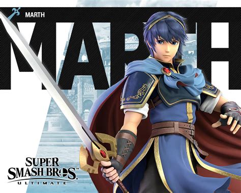 Super Smash Bros Ultimate Marth Wallpapers Cat With Monocle