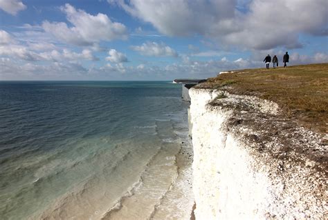 The Beautiful White Cliffs Of Beachy Head And The Seven Sisters